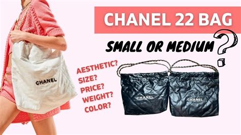 chanel denim 22 bag|chanel 22 bag size comparison.